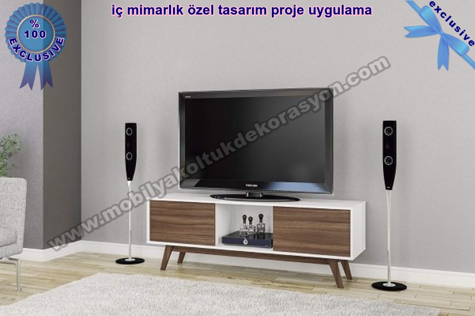 Modern Tv Sehpası 60 İnç Ekran Tv Sehpası